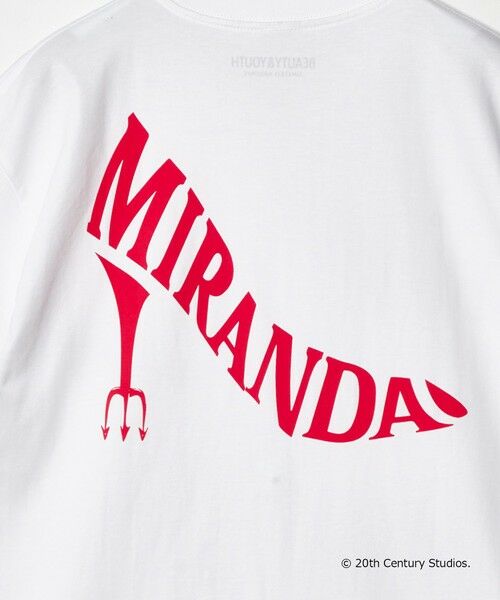 BEAUTY&YOUTH UNITED ARROWS / ビューティー&ユース ユナイテッドアローズ カットソー | 【別注】＜プラダを着た悪魔2＞ MILANDA / プリント Tシャツ | 詳細6
