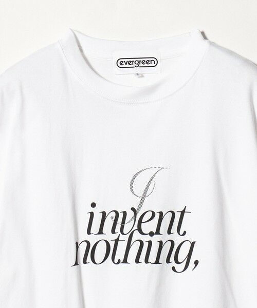 BEAUTY&YOUTH UNITED ARROWS / ビューティー&ユース ユナイテッドアローズ カットソー | <evergreen>INN IRC プリント Tシャツ | 詳細2