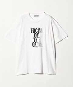BEAUTY&YOUTH UNITED ARROWS / ビューティー&ユース ユナイテッドアローズ カットソー | ＜evergreen＞FOCUS プリント Tシャツ