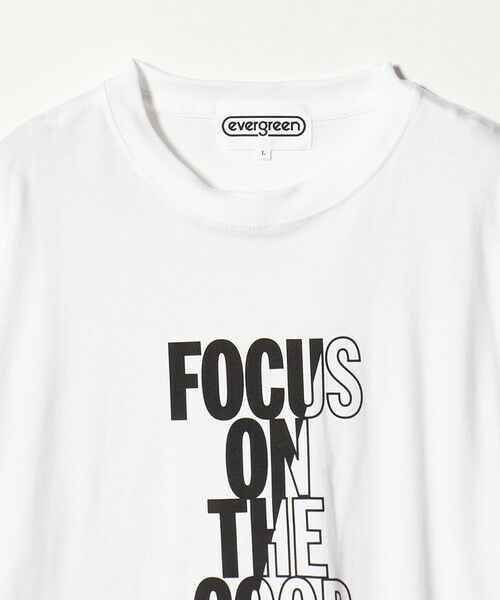 BEAUTY&YOUTH UNITED ARROWS / ビューティー&ユース ユナイテッドアローズ カットソー | <evergreen>FOCUS プリント Tシャツ | 詳細2