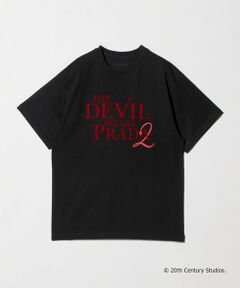 BEAUTY&YOUTH UNITED ARROWS / ビューティー&ユース ユナイテッドアローズ カットソー | 【別注】＜プラダを着た悪魔2＞ ロゴ プリント Tシャツ