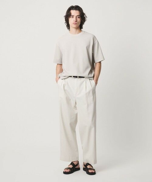 BEAUTY&YOUTH UNITED ARROWS / ビューティー&ユース ユナイテッドアローズ カットソー | Air Dobby ワイドテーパード クルーネック Tシャツ ヨコストレッチ 吸水速乾 ウォッシャブル | 詳細17