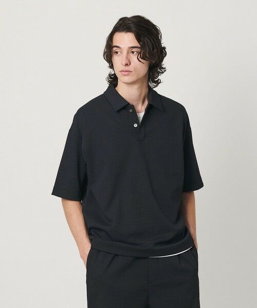 BEAUTY&YOUTH UNITED ARROWS / ビューティー&ユース ユナイテッドアローズ カットソー | Air Dobby ワイドテーパード ポロシャツ ヨコストレッチ 吸水速乾 ウォッシャブル | 詳細1