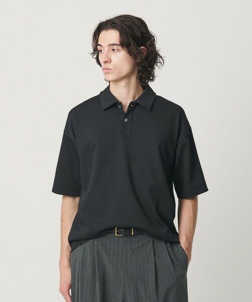 BEAUTY&YOUTH UNITED ARROWS / ビューティー&ユース ユナイテッドアローズ カットソー | Air Dobby ワイドテーパード ポロシャツ ヨコストレッチ 吸水速乾 ウォッシャブル | 詳細3