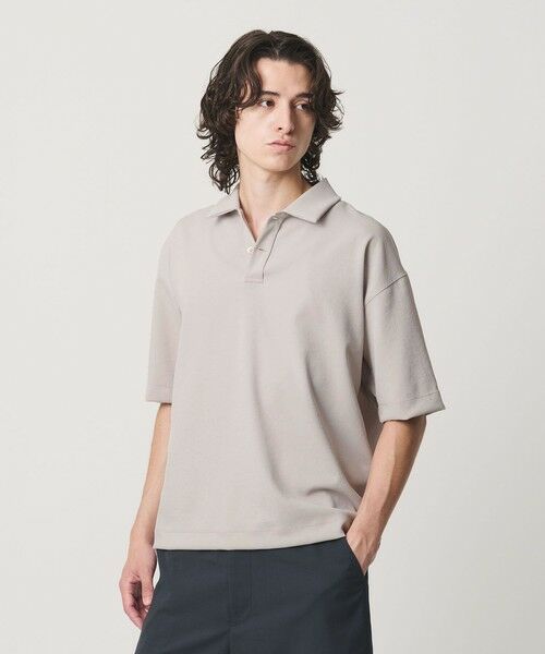 BEAUTY&YOUTH UNITED ARROWS / ビューティー&ユース ユナイテッドアローズ カットソー | Air Dobby ワイドテーパード ポロシャツ ヨコストレッチ 吸水速乾 ウォッシャブル | 詳細18