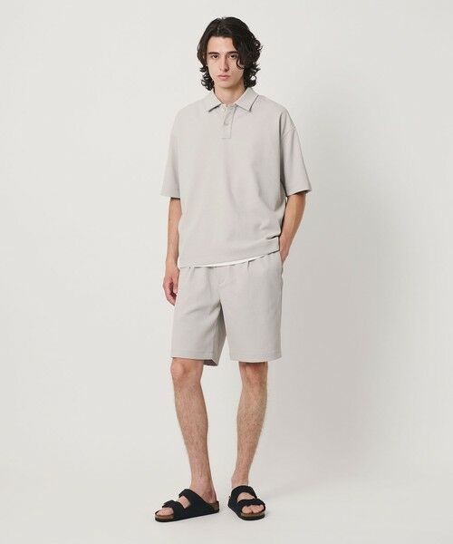 BEAUTY&YOUTH UNITED ARROWS / ビューティー&ユース ユナイテッドアローズ カットソー | Air Dobby ワイドテーパード ポロシャツ ヨコストレッチ 吸水速乾 ウォッシャブル | 詳細15