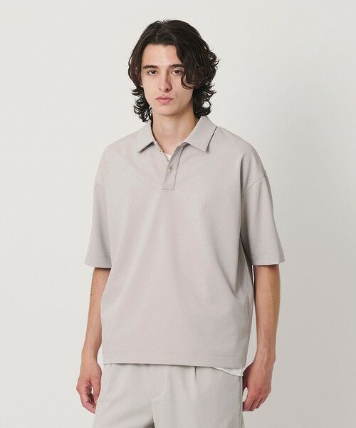 BEAUTY&YOUTH UNITED ARROWS / ビューティー&ユース ユナイテッドアローズ カットソー | Air Dobby ワイドテーパード ポロシャツ ヨコストレッチ 吸水速乾 ウォッシャブル | 詳細15
