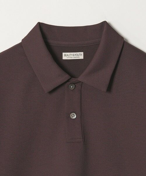 BEAUTY&YOUTH UNITED ARROWS / ビューティー&ユース ユナイテッドアローズ カットソー | Air Dobby ワイドテーパード ポロシャツ ヨコストレッチ 吸水速乾 ウォッシャブル | 詳細25