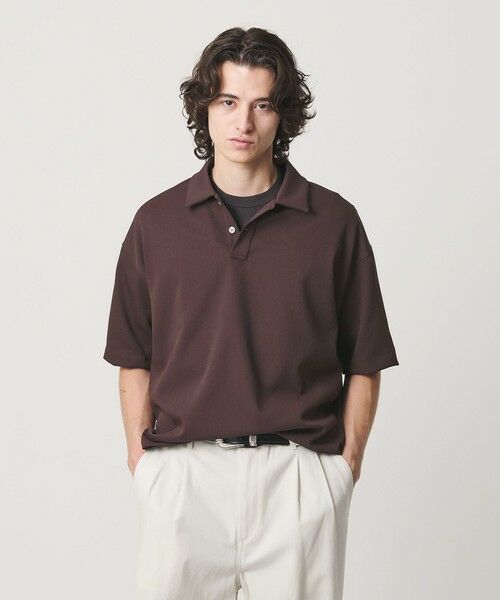BEAUTY&YOUTH UNITED ARROWS / ビューティー&ユース ユナイテッドアローズ カットソー | Air Dobby ワイドテーパード ポロシャツ ヨコストレッチ 吸水速乾 ウォッシャブル | 詳細27