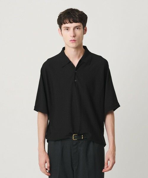 BEAUTY&YOUTH UNITED ARROWS / ビューティー&ユース ユナイテッドアローズ ニット・セーター | リネン ブリーズ ドルマン 3B ポロニット ウォッシャブル | 詳細1