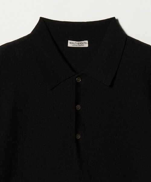 BEAUTY&YOUTH UNITED ARROWS / ビューティー&ユース ユナイテッドアローズ ニット・セーター | リネン ブリーズ ドルマン 3B ポロニット ウォッシャブル | 詳細1