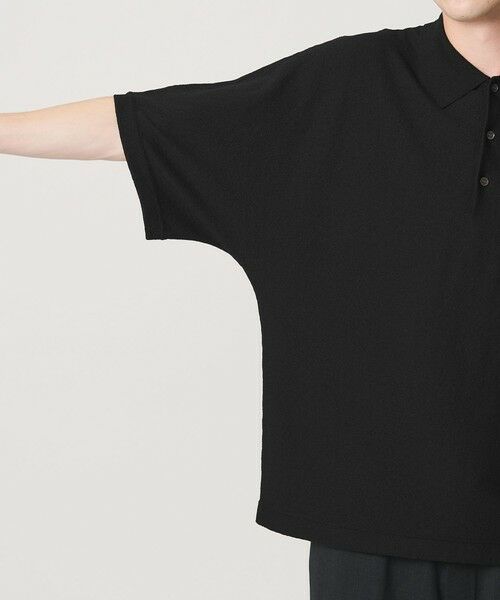 BEAUTY&YOUTH UNITED ARROWS / ビューティー&ユース ユナイテッドアローズ ニット・セーター | リネン ブリーズ ドルマン 3B ポロニット ウォッシャブル | 詳細6