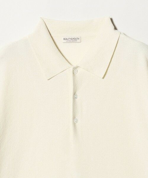 BEAUTY&YOUTH UNITED ARROWS / ビューティー&ユース ユナイテッドアローズ ニット・セーター | リネン ブリーズ ドルマン 3B ポロニット ウォッシャブル | 詳細12