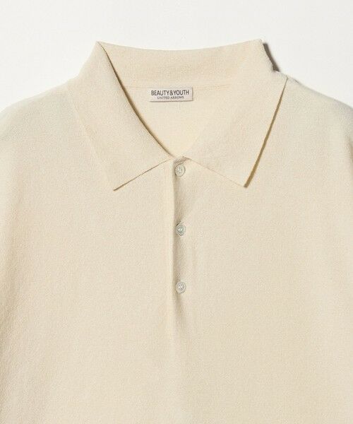 BEAUTY&YOUTH UNITED ARROWS / ビューティー&ユース ユナイテッドアローズ ニット・セーター | リネン ブリーズ ドルマン 3B ポロニット ウォッシャブル | 詳細3