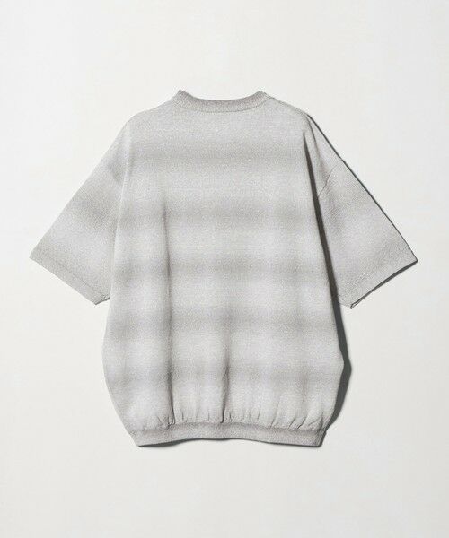 BEAUTY&YOUTH UNITED ARROWS / ビューティー&ユース ユナイテッドアローズ ニット・セーター | シアー オンブレ ボーダー クルーネック Tシャツ ウォッシャブル | 詳細3