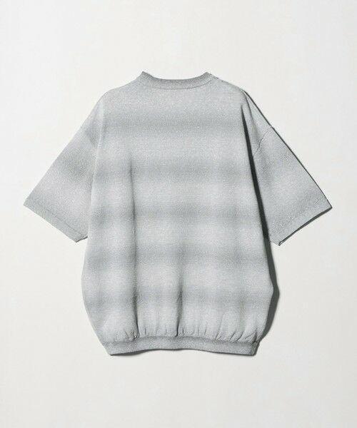 BEAUTY&YOUTH UNITED ARROWS / ビューティー&ユース ユナイテッドアローズ ニット・セーター | シアー オンブレ ボーダー クルーネック Tシャツ ウォッシャブル | 詳細1