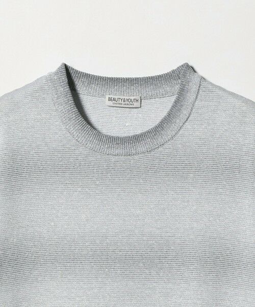 BEAUTY&YOUTH UNITED ARROWS / ビューティー&ユース ユナイテッドアローズ ニット・セーター | シアー オンブレ ボーダー クルーネック Tシャツ ウォッシャブル | 詳細2