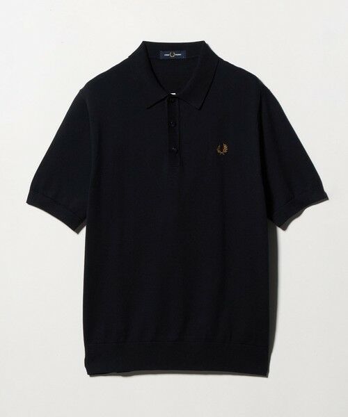 BEAUTY&YOUTH UNITED ARROWS / ビューティー&ユース ユナイテッドアローズ ニット・セーター | ＜FRED PERRY＞ニット ポロシャツ（NAVY）