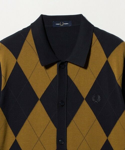 BEAUTY&YOUTH UNITED ARROWS / ビューティー&ユース ユナイテッドアローズ ニット・セーター | ＜FRED PERRY＞アーガイル ニット シャツ | 詳細2