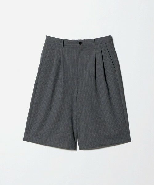 BEAUTY&YOUTH UNITED ARROWS / ビューティー&ユース ユナイテッドアローズ ショート・ハーフ・半端丈パンツ | バギー ワイド ショーツ（DK.GRAY）