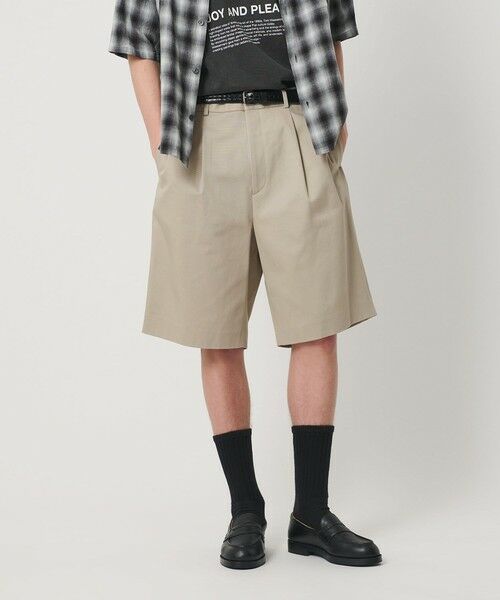 BEAUTY&YOUTH UNITED ARROWS / ビューティー&ユース ユナイテッドアローズ ショート・ハーフ・半端丈パンツ | アジャスト ワイド チノ ショーツ | 詳細1