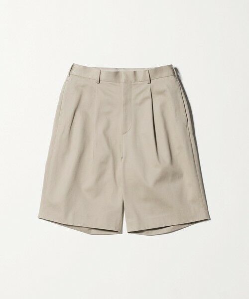 BEAUTY&YOUTH UNITED ARROWS / ビューティー&ユース ユナイテッドアローズ ショート・ハーフ・半端丈パンツ | アジャスト ワイド チノ ショーツ（MD.GRAY）