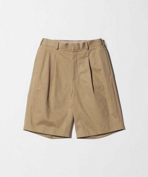 BEAUTY&YOUTH UNITED ARROWS / ビューティー&ユース ユナイテッドアローズ ショート・ハーフ・半端丈パンツ | アジャスト ワイド チノ ショーツ（BEIGE）