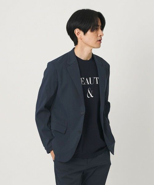 BEAUTY&YOUTH UNITED ARROWS / ビューティー&ユース ユナイテッドアローズ テーラードジャケット | MIXTURE ナイロン コンフォート ジャケット ヨコストレッチ 撥水機能 ウォッシャブル セットアップ対応 | 詳細15