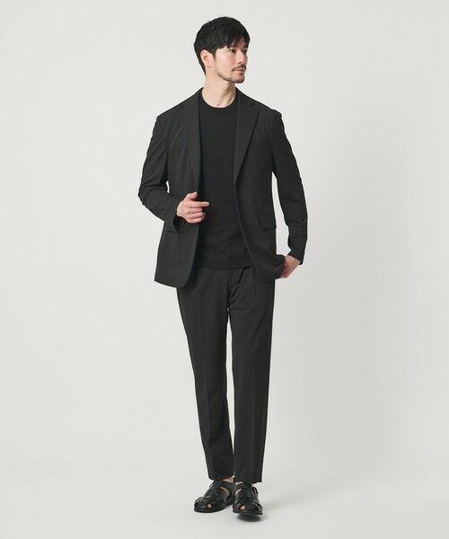 BEAUTY&YOUTH UNITED ARROWS / ビューティー&ユース ユナイテッドアローズ セットアップ | 【WEB限定 WARDROBE SMART】エアリーピケ コンフォート セットアップ/ジャケット＆イージー（BLACK）