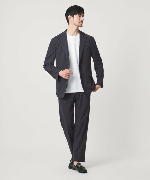 BEAUTY&YOUTH UNITED ARROWS / ビューティー&ユース ユナイテッドアローズ セットアップ | 【WEB限定 WARDROBE SMART】エアリーピケ コンフォート セットアップ/ジャケット＆イージー（NAVY）
