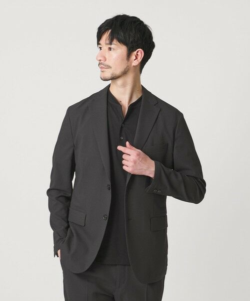 BEAUTY&YOUTH UNITED ARROWS / ビューティー&ユース ユナイテッドアローズ セットアップ | 【WEB限定 WARDROBE SMART】ライト シアサッカー セットアップ/ジャケット＆イージーパンツ | 詳細4
