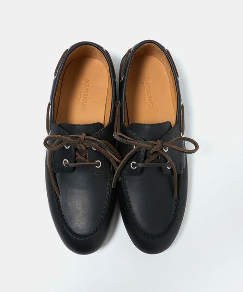 BEAUTY&YOUTH UNITED ARROWS / ビューティー&ユース ユナイテッドアローズ フラットシューズ | ナロー デッキ シューズ | 詳細1
