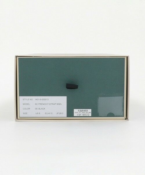 BEAUTY&YOUTH UNITED ARROWS / ビューティー&ユース ユナイテッドアローズ サンダル | フレンチ F-ストラップ サンダル | 詳細11