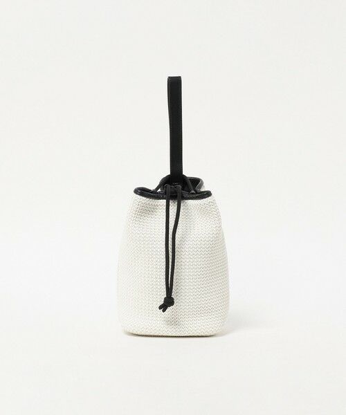 BEAUTY&YOUTH UNITED ARROWS / ビューティー&ユース ユナイテッドアローズ ハンドバッグ | ウーブン メッシュ パース（OFF WHITE）