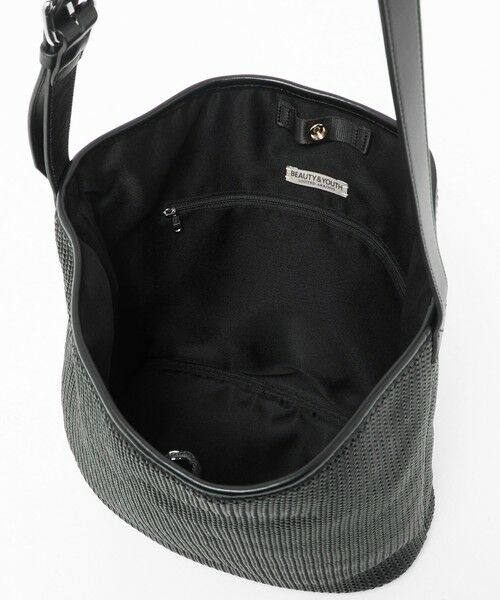 BEAUTY&YOUTH UNITED ARROWS / ビューティー&ユース ユナイテッドアローズ ショルダーバッグ | ウーブン メッシュ バケット ショルダー バッグ | 詳細4