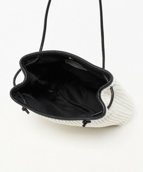 BEAUTY&YOUTH UNITED ARROWS / ビューティー&ユース ユナイテッドアローズ ショルダーバッグ | ウーブン メッシュ ミニ ショルダー バッグ | 詳細4