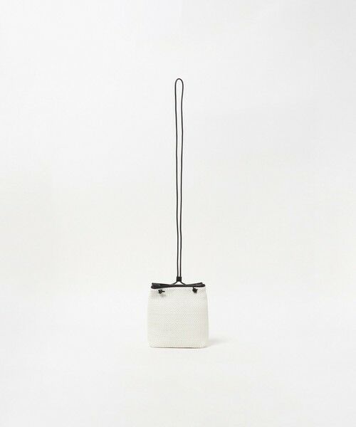 BEAUTY&YOUTH UNITED ARROWS / ビューティー&ユース ユナイテッドアローズ ショルダーバッグ | ウーブン メッシュ ミニ ショルダー バッグ（OFF WHITE）