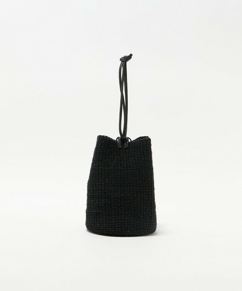 BEAUTY&YOUTH UNITED ARROWS / ビューティー&ユース ユナイテッドアローズ ハンドバッグ | アバカ ドロー パース（BLACK）
