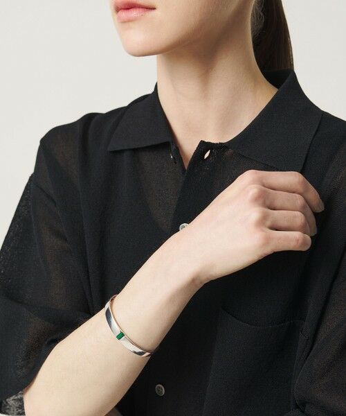 BEAUTY&YOUTH UNITED ARROWS / ビューティー&ユース ユナイテッドアローズ ブレスレット・バングル | ＜eoa＞ストーン シック バングル | 詳細1