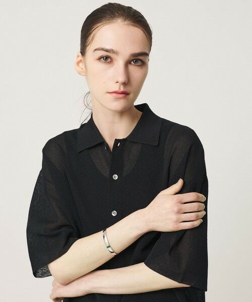 BEAUTY&YOUTH UNITED ARROWS / ビューティー&ユース ユナイテッドアローズ ブレスレット・バングル | ＜eoa＞ストーン シック バングル（SILVER）