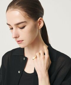 BEAUTY&YOUTH UNITED ARROWS / ビューティー&ユース ユナイテッドアローズ リング | ＜eoa＞オーヴァル ピンキー リング ゴールドプレーテッド