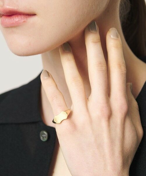 BEAUTY&YOUTH UNITED ARROWS / ビューティー&ユース ユナイテッドアローズ リング | ＜eoa＞オーヴァル ピンキー リング ゴールドプレーテッド | 詳細1