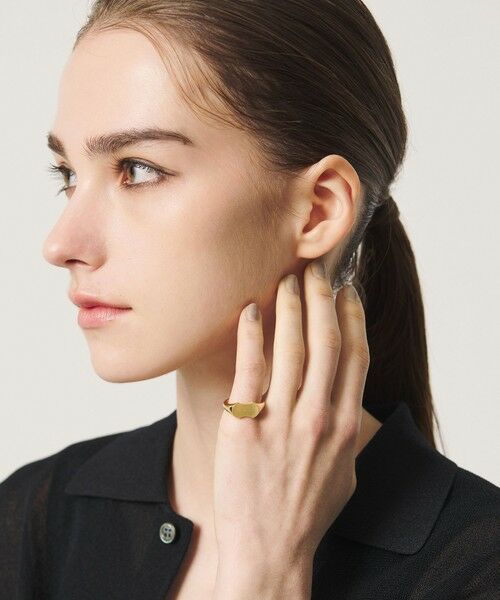 BEAUTY&YOUTH UNITED ARROWS / ビューティー&ユース ユナイテッドアローズ リング | ＜eoa＞オーヴァル ピンキー リング ゴールドプレーテッド | 詳細2