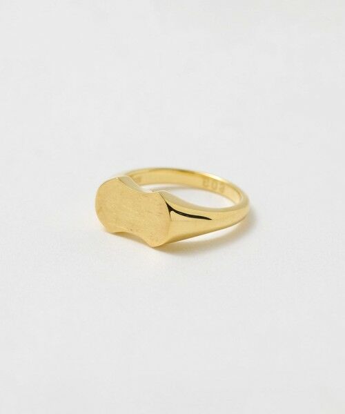BEAUTY&YOUTH UNITED ARROWS / ビューティー&ユース ユナイテッドアローズ リング | ＜eoa＞オーヴァル ピンキー リング ゴールドプレーテッド | 詳細5