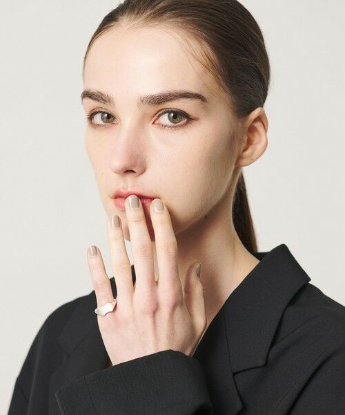 BEAUTY&YOUTH UNITED ARROWS / ビューティー&ユース ユナイテッドアローズ リング | ＜eoa＞オーヴァル ピンキー リング シルバー | 詳細2