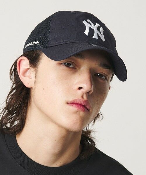 BEAUTY&YOUTH UNITED ARROWS / ビューティー&ユース ユナイテッドアローズ キャップ | 【別注】＜NEW ERA＞9TWENTY メッシュ キャップ（NAVY）