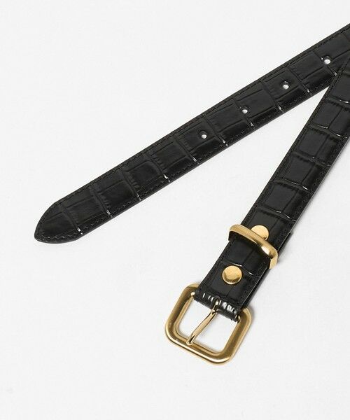 BEAUTY&YOUTH UNITED ARROWS / ビューティー&ユース ユナイテッドアローズ ベルト・サスペンダー | エンボス ベルト 25mm | 詳細3