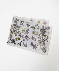 BEAUTY&YOUTH UNITED ARROWS / ビューティー&ユース ユナイテッドアローズ バンダナ・スカーフ | 【別注】＜BINDU＞花鳥風月 花札 手ぬぐい