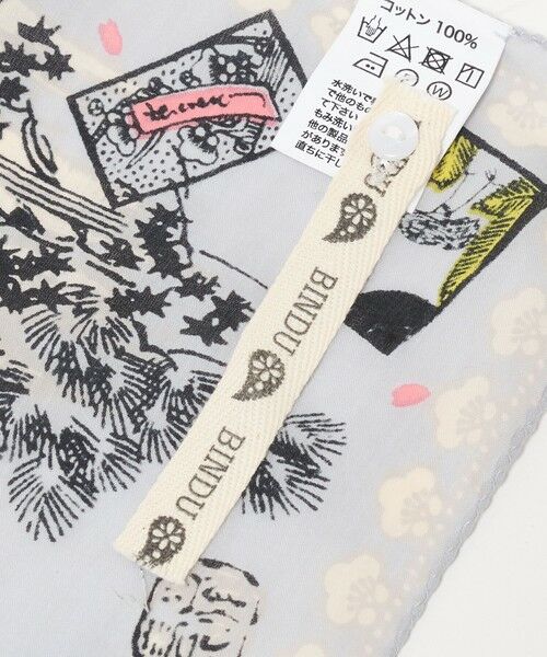 BEAUTY&YOUTH UNITED ARROWS / ビューティー&ユース ユナイテッドアローズ バンダナ・スカーフ | 【別注】＜BINDU＞花鳥風月 花札 手ぬぐい | 詳細7