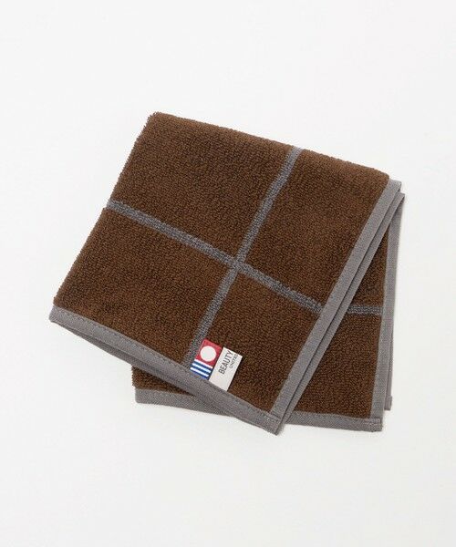 BEAUTY&YOUTH UNITED ARROWS / ビューティー&ユース ユナイテッドアローズ ハンカチ | ウィンドウペン タオル ハンカチ（DK.GRAY）